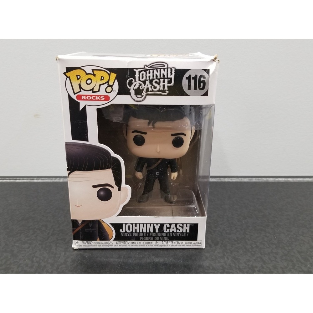 Funko Pop! Rocks ~ Johnny Cash Man In Black #116 Figure Country Music ~ NEW READ